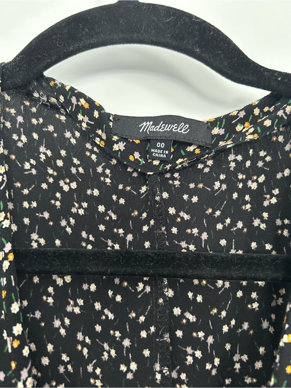 Madewell Button Wrap Dress In Playground Posies - Picture 4 of 6